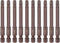 10pcs T27 Torx Bit 1/4" Hex Shank 3" Length Magnetic Security Star Screwdriver Power Tool, Red...