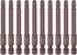 10pcs T27 Torx Bit 1/4" Hex Shank 3" Length Magnetic Security Star Screwdriver Power Tool, Red...