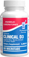 High Strength Vitamin D3 5000 IU - Clinical Formula Vitamin D Supplement for Men and Women for Bone Teeth Muscle Mood and Immune Support - High Ab...