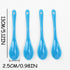 5” Ceramic Spoon Coffee Spoon Stir-stirring Spoon With Ceramic Asian Ceramic Spoons for Coffee Tea Yogurt Sauce Sugar Salt and Desserts Demitasse ...