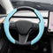Evankin Tesla Model3 Steering Wheel Cover?Suede car Accessory for Women and Men?Easy to Install?Breathable & Non-Slip for Tesla Steering Wheel Cov...