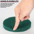 4 Inch Drill Brush Power Scouring Pads - Heavy Duty Tub and Tile Cleaner - Household Cleaning Kit Includes Drill Attachment, 5 Red, 5 Stiff Green ...
