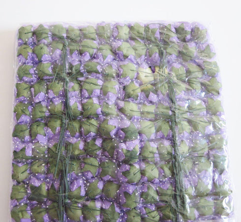 Mini Fake Rose Flower Heads 144pcs Mini Artificial Roses DIY Wedding Flowers Accessories Make Bridal Hair Clips Headbands Dress (Bottom add Gauze)...