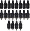 eMagTech 20PCS 2 Pin DIN Speaker Plug with Screw Terminals HiFi Loudspeaker Cable Connector for HiFi Loud Speaker Devices No Soldering 10PCS Male ...