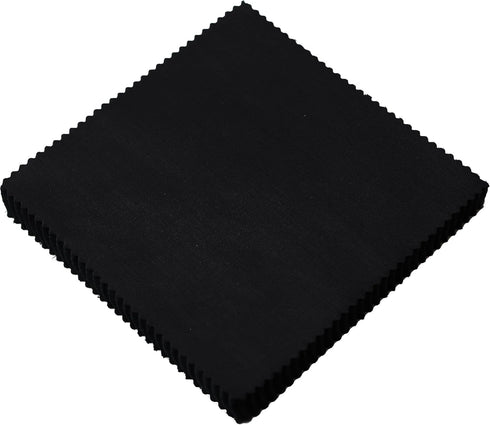 Solid Black Charm Pack, 84 5-inch Cotton Fabric Squares...