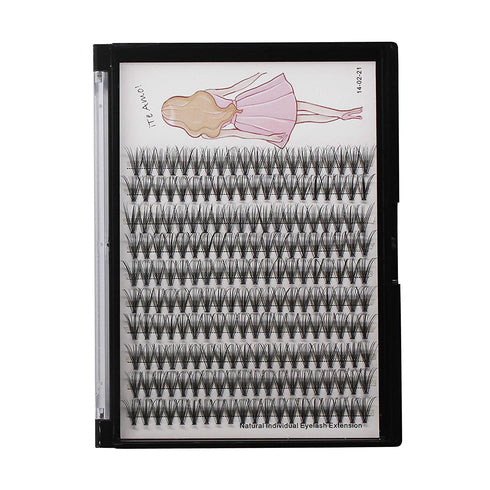 8-22mm to Choose 20D/40D/60D/80D/100D Individual False Eyelashes Makeup Cluster Eyelashes Thickness 0.07mm D Curl Natural long Black Soft 3D Eye L...