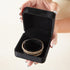 Juvale Small Velvet Jewelry Gift Box for Women, Bracelets, Rings, Earrings, Necklace (Black, 3.5 x 3.5 x 1.9 In)...