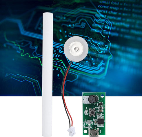 5V Mini USB Humidifier,DIY Kit Atomization Disc, USB Mist Maker Atomization Plate with Timing Switch Control, Circuit Board Driver Electronic Acce...