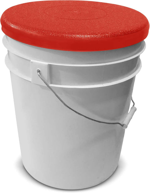 Orange bucket lid by Bucket Lidz...