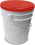 Orange bucket lid by Bucket Lidz...