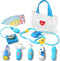 Liberry Doctor Kit for Toddlers 3-5 Years Old, 18-Piece Kids Doctor Bag Pretend Play Toys, Durable Medical Kit with Toy Stethoscope, Blue Doctor G...