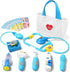 Liberry Doctor Kit for Toddlers 3-5 Years Old, 18-Piece Kids Doctor Bag Pretend Play Toys, Durable Medical Kit with Toy Stethoscope, Blue Doctor G...