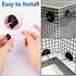 Solar Panel Bird Guard Fastener Clips(60 Packs,38mm), Stainless Steel Critter Guard Clips,Solar Panel Clips for Fixing Wire Mesh to Solar Panels,S...