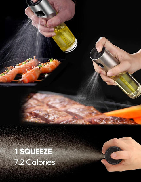 Oil Sprayer for Cooking,100ml Olive Oil Spritzer,Olive Oil Spray Bottle for Salad, BBQ, Kitchen Baking, Roasting...