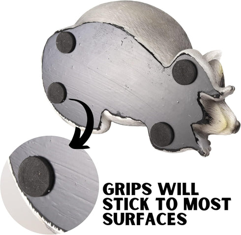 Novelty Tape Dispenser, Raccoon Office or Cubicle Desk Accessory, 6 Inches...