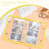 A6 Notebook Binder Cover, Soft PVC 6-Ring Binder Cover with Double Snap Button Glitter Loose Leaf Folder Protector for Refill Paper Budget Cash En...