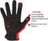 DULFINE High Performance Work Gloves For Men(3 Pairs Pack), High Dexterity Touch Screen For Multipurpose,Excellent Grip (Large)...