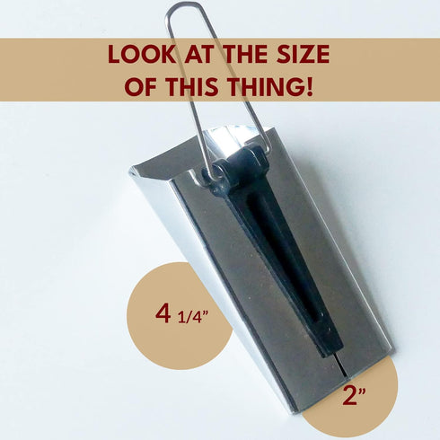 Madam Sew XL Bias Tape Maker, 50mm Single and Double Fold Bias Tape Binding Tool for Quilting Makes Coordinating Quilt Seam Binding – Transform An...