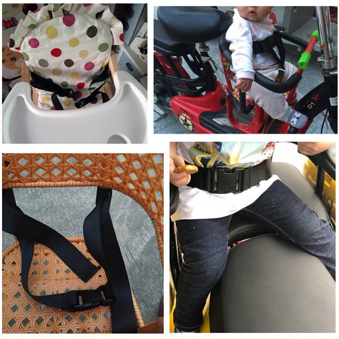 ZARPMA Baby 2 Point High Chair Security Straps,Replacement Harness Straps Belt for Child Kid Infant Safety Strap for Pushchair HighChair Child Cha...