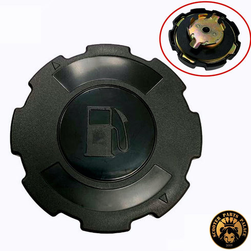 Fuel Tank Cap for Coleman CT200U CT200U-EX Honda GX160 GX200 Baja MB165 MB200 Mini Bike, Chrome Finish Gas Cap, 37mm 168F, 5.5HP 6.5HP Mini Bikes...