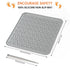 Baby Silicone Mat for Studying Platform,Standing High Chair Mats for Kids,Boys and Girls Kitchen Stool Non-Slip Pad,Keep Safe,Easy to Clean,Foldab...
