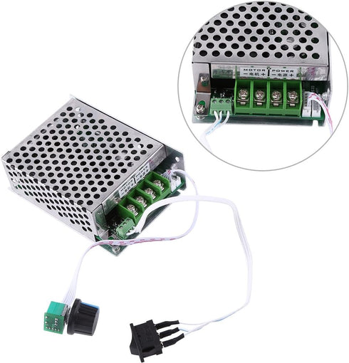 Motor Speed Controller Switch DC PWM Motor Controller for Brushed DC Motor Speed Control DC10V to 50V 30A...
