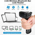 Bluetooth QR Barcode Scanner, PDF417 Rechargeable Code Scanner Wireless, Data Matrix 2D Barcode Rearder Cordless Connect Smart Phone, Tablet, PC, ...