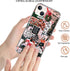 Winter Christmas Holiday Collage Case for iphone 13, Retro Aesthetic Christmas Gingerbread and Tree Pattern Case for Girls Women Men, Unique Trend...