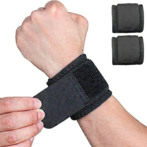 2 Pack Wrist Brace Adjustable Wrist Support Wrist Straps for Fitness Weightlifting, Tendonitis, Carpal Tunnel Arthritis, Wrist Wraps Wrist Pain Re...