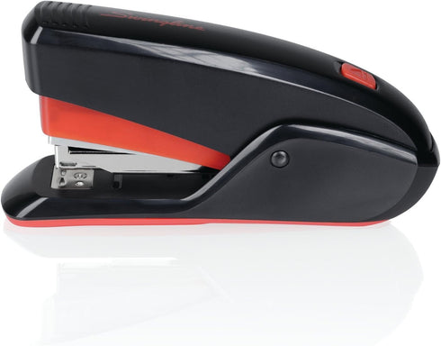 Swingline Stapler, Quick Touch Reduced Effort Stapling, Compact, 15 Sheets, Black/Red (S7064565)...