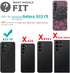Floral Clear Case for Galaxy S23 FE for Women/Girls,Pretty Phone Cover for Samsung Galaxy S23FE,Flower Design Slim Soft Transparent Drop Proof TPU...