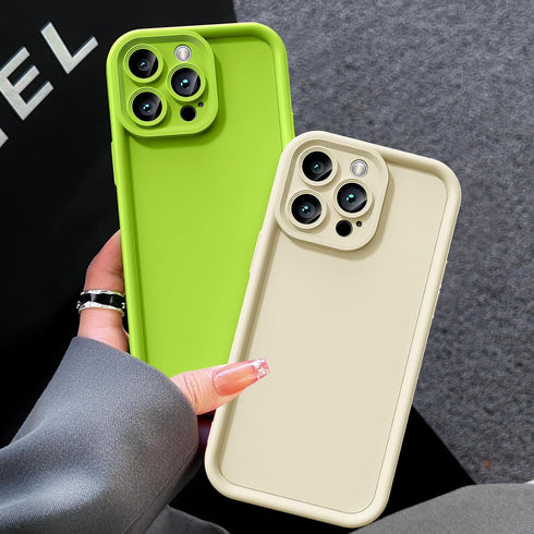 LUTTY Compatible with iPhone 15 Pro Case, Raised Full Camera Lens Protection (Edge Lips Design), Anti-Scratch Soft Slim Silicone Shockproof Case f...