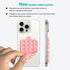 Double Sided Silicone Suction Phone Mount (2 Pack), Each Side 24 Strong Suction Cups Mobile Phone Holder, Cell Phone Grip Stand for Selfies and Vi...