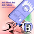 (2in1 for Samsung Galaxy A13 5G Case for Women Cute Cats Girls Phone Cover Girly Kawaii Pretty Teens Purple Animals Design with Camera Cover and R...