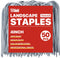 U Shape Garden Stakes 50 Packs 4 Inch 11 Gauge Irrigation Tubing Stakes, Heavy Duty Galvanized Landscape Staples for Tube, Lawns, Landscape Fabric...