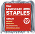 U Shape Garden Stakes 50 Packs 4 Inch 11 Gauge Irrigation Tubing Stakes, Heavy Duty Galvanized Landscape Staples for Tube, Lawns, Landscape Fabric...