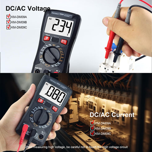 DC/AC Multi Meter Mobile Phone Repair Digital Multimeter Voltage Resistance Diode hFE Tester Smart Multimeter Electronic Service Tool KM-DM09A…...