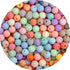 200PCs 10MM Matte Mix Colors Acrylic Round Beads, Round Acrylic Balls Gumball Beads, Bubblegum Beads Chunky Beads, Plastic Resin Beads for Necklac...