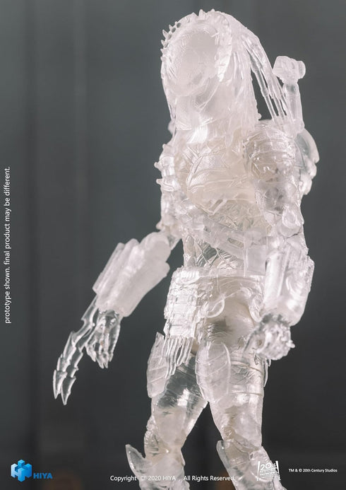 Hiya Toys Exquisite Mini Series 1/18 Scale 5 Inch AVP2 Invisible Wolf Predator Cloack Action Figure...