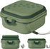 Collapsible Dog Water Bowl 30oz, 2 in 1 Portable Travel Dog Food Bowl with Lid, Easy Carry Loop Handle, Foldable Dog and Cat Food Bowl, Perfect fo...