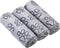 1 Pack 3 Dog Blanket Super Soft Warm Sleep Mat Pet Blanket Grey Paw Pattern Fluffy Puppy Blanket for Small Dogs Kitten Cats-Grey Small(23"x15")...