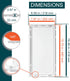 8inch x 16inch White Plastic Access Panel. Service Shaft Door Panel. Plumbing, Electricity, Heating, Alarm Wall Access Panel Drywall. Bathroom Ser...