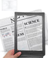 MAGDEPO 3X Large Fresnel Magnifying Lens Full Page Size with Frame & Card Size Magnifier for Reading Books, Maps, Newspapers, Instructions, Hobbie...