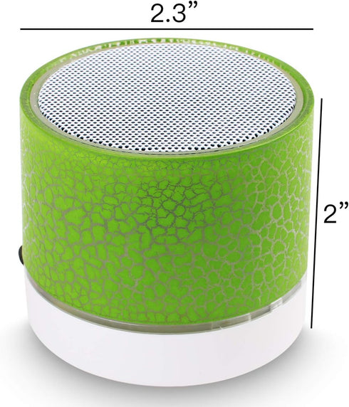 AICase Portable Wireless Mini Bluetooth Speaker, Super Bass Stereo Rechargeable Speaker with LED Lights......