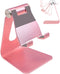 Cell Phone Tablet Stand Adjustable Multi-Angle Aluminum Non-Slip Dock Holder Cradle Charger Station Mount Foldable Portable Desktop Organizer Tabl...