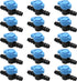 15 Pieces Drip Irrigation 1/2" Barbed Valve Fittings,Shut Off Valve Connectors for 1/2 Inch Drip Irrigation Tubing (.570-.620" ID) Drip Line Parts...