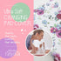 Baby Infant Changing Pad Cover Pad Liner Ultra Soft Breathable Changing Table Cover Boy Girl Neutral (Blue Floral)...
