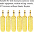 6PCS 3.5mm 1/8" Male Plug TRS to 6.35mm 1/4" Female Stereo Jack Adaptor-Gold Plated Converte,for Audio Earphone,Headphones ect...