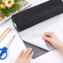BENECREAT Black Self-Adhesive Felt Fabric 11.8" x 78.7" Shelf Liner for DIY Costume Making and Jewelry Drawer Box Fabric Peel Stick, 3mm Thick...