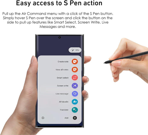 2PCS Galaxy S22 Ultra Pen for Samsung Galaxy S22 Ultra 5G S Pen Touch Screen Stylus Pen Replacement for Samsung Galaxy S22 Ultra NO Bluetooth (Bur...